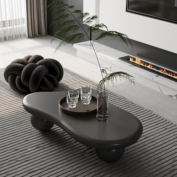 40" Cloud Coffee Table for Living Room Irregular Coffee Table Modern Unique - Image 5