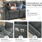 Ihanherry 7-Seater Large Sectional Sofa Bed - Image 6