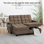 70.9" Chaise Lounge Chair Indoor, Oversized Boucle Upholstered Sofa Bed - Image 4