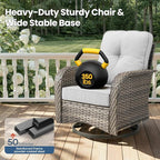 Weaxty Wicker Patio Furniture Set - Image 6
