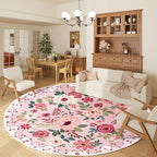 DUKINO 6ft Round Rug, Soft Washable Circle Rug - Image 3