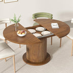 43.3 inch 59 inch Adjustable Size Round Dining Table - Image 6