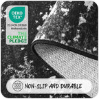 Black Washable Rug 6x9 Area Rugs - Image 5