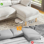 WorthFurni U Shaped Sectional Couches - Image 5