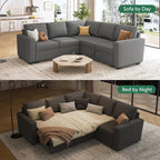 HONBAY Sectional Sleeper Sofa - Image 3