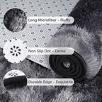 Chicrug Soft Runner Rugs for Bedroom Living Room Plush Fluffy Rug 2x8 | Shag - Image 7