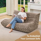 Bean Bag Chairs for Adults Giant Bean Bag Chair Memory Foam BeanBag Chair Bean - Image 6