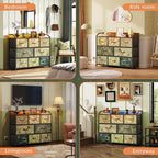 WLIVE Led Dresser for Bedroom, TV Stand for Bedroom - Image 3