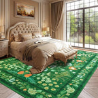 Area Rugs for Living Room, 6x9 Washable Vintage Rug for Bedroom, Non-Slip - Image 6
