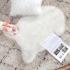 MIULEE Fluffy Area Rug 2x3 ft Faux Fur Sheepskin Rug - Image 5
