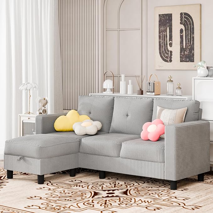 SUNLEI Convertible Sectional Sofa - Image 8