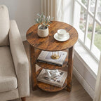 Farmhouse 3-Tier Round Side Table, 17.7*21.7inch End Table - Image 9