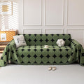 Boho Chenille Couch Cover for Dogs, Non Slip Sofa Cover, Couch Slipcover Covers by KaviKon