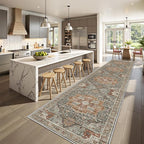Runner Rug 2x10, Washable Rugs for Entryway Rug, Bathroom Bedroom by Restydon