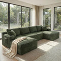 133" Oversized Cloud Boneless Sofa Couch by VYNELITO