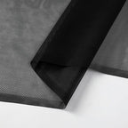 Chyhomenyc Black Sheer Valance for Windows, 2 Pack | Light Filtering Voile Soft - Image 8