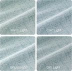 NICETOWN Seafoam Green Blackout Curtains - Image 9