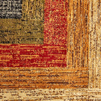Home Dynamix Vega Modern Area Rug, Geometric Black/Brown/Red 5'2"X7'2" - Image 4