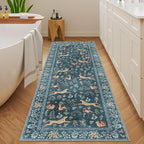 DUKINO 2.6x8 Rug for Hallway, Washable Kitchen Runner Rug Non Slip, Stain - Image 9