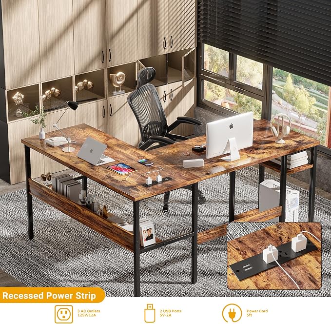 Unikito L Shaped Computer Desk - Image 4