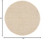 SAFAVIEH Area Rug 6' Round - Image 2