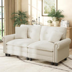 HERA'S HOUSE 73.2" Mid-Century Modern Loveseat, Oversized Sectional Couch by HERASHOUSE