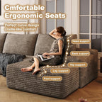 AUGOP 136" Sectional Couches for Living Room Modern Modular Sofa - Image 9