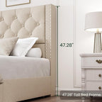 LARMACE Full Size Bed Frame - Image 9