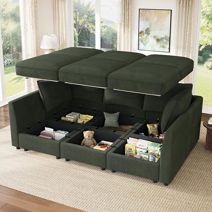 HONBAY Modular Sofa Sectional Sleeper Couch - Image 3