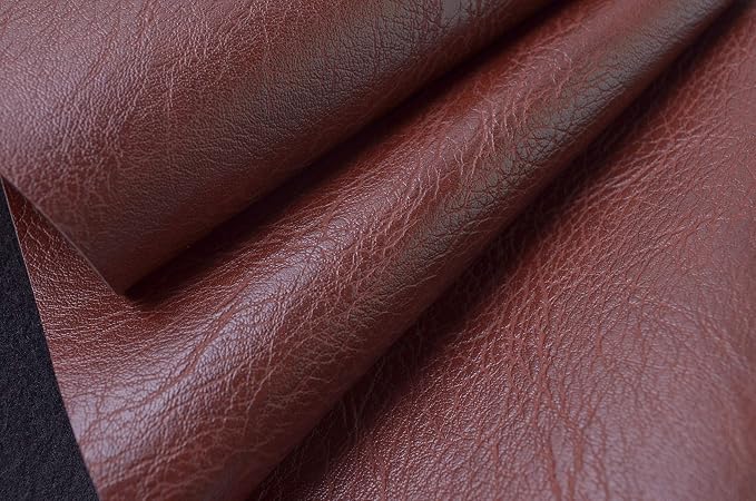 Wento Thick 2 Yard Faux Leather Fabric Soft Skin Grain PU Leather - Image 2