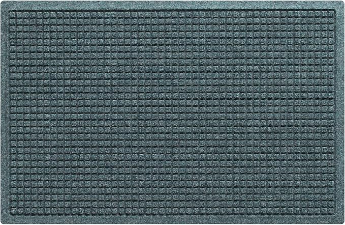 WaterHog Squares Front Door Mat Indoor Outdoor Entrance, All-Weather Mats | by WaterHog