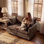 Loveseat Sofa with Cloud 3-Layer Cushion & 27" Deep Seat, Modern Love Seat - Image 3