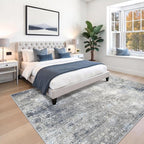 9x9 Square Rug for Living Room Washable Non-Slip, Soft Modern Neutral Carpet - Image 3