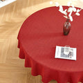 BALCONY & FALCON Round Tablecloth Washable Wrinkle Resistant and Water Proof by BALCONYFALCON