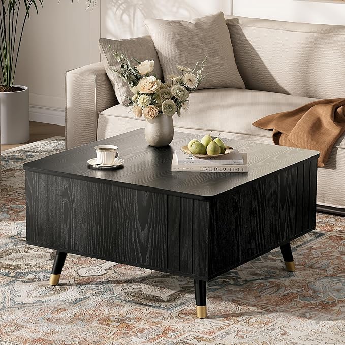 JOINICE 32" Square Lift Top Coffee Table - Image 7