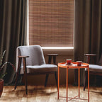 Red Lantern Bamboo Cordless Window Shade - Image 9