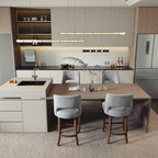 VKNOW Bar Stools Set of 4, Modern Counter Stools - Image 4