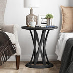 COZAYH Round Farmhouse End Table - Image 7