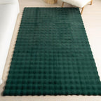 nuLOOM Jeni Hunter Green Checkered Washable Runner Rug, Hunter Green by nuLOOM