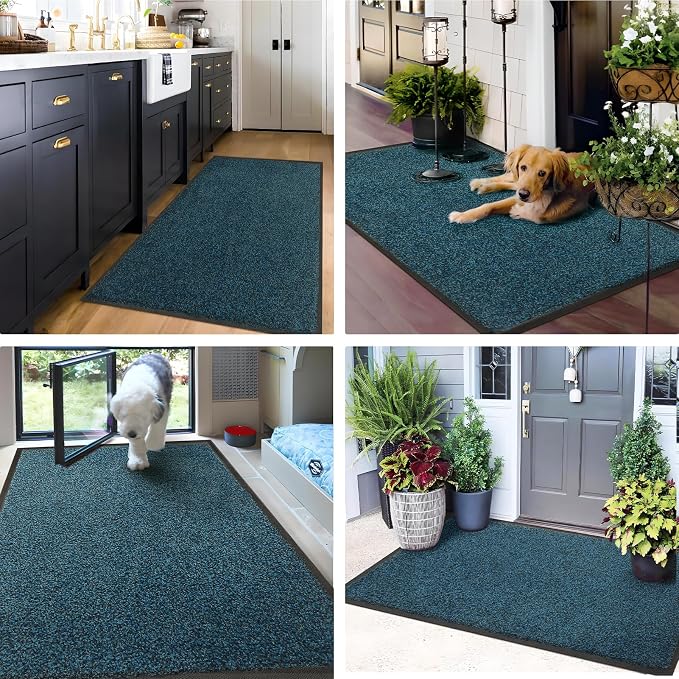 Super Absorbent Front Door Mat, Non-Slip Washable Indoor Doormats, Low Profile - Image 8