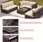 7-Piece Outdoor Patio Furniture Set - Image 5