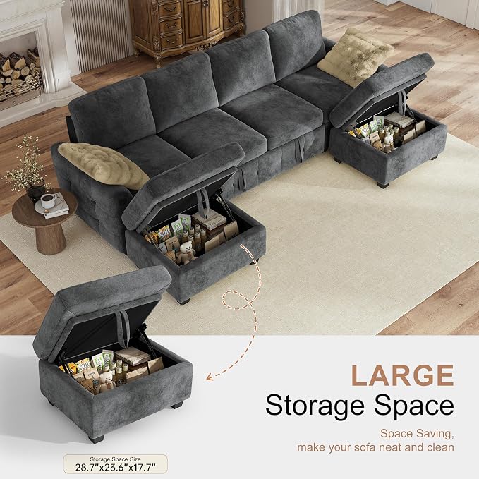 Hanherry 104" Sectional Couch - Image 6