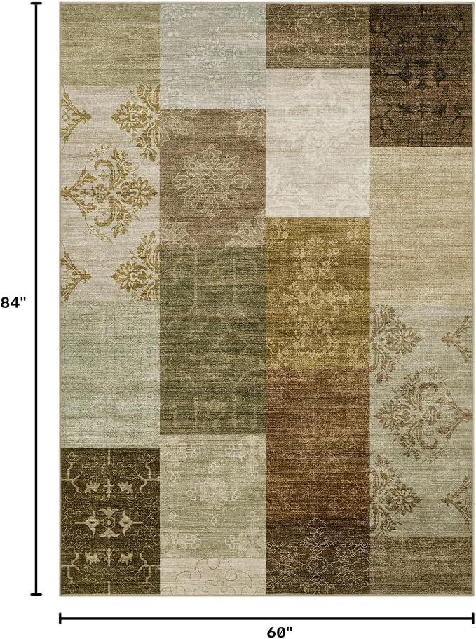 UERMEI 5x7 Area Rug for Living Room - Image 2