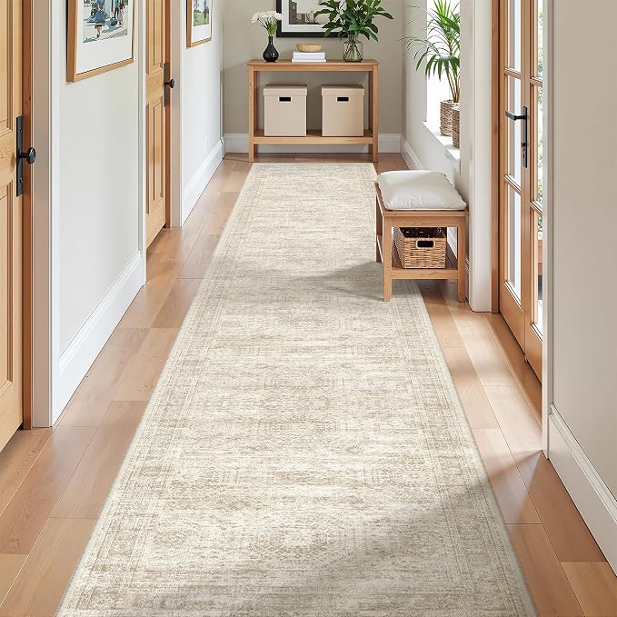2x12 Runner Rug Non Slip, Washable Hallway Runner Rug, Laundry Room, Soft - Image 3