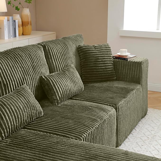 L Shaped Modular Boneless Sectional Couches - Image 8