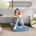Codi Floor Cushions for Adults, Large Meditation Pillows - Image 6