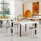 HAOBO Home Modern Industrial Metal Stool Classroom Stools - Image 2