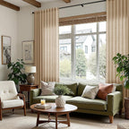 Sand Beige Curtains 72 Inch Length - Image 7