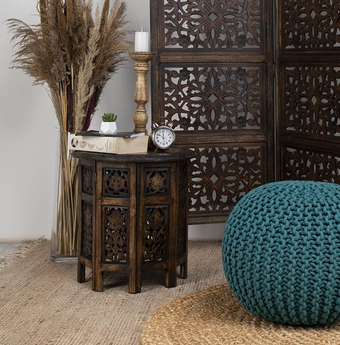 Solid Wood Accent End Table - Image 7