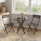 GarveeTech 3-Piece Folding Bistro Set, Heavy Duty Outdoor Patio Furniture - Image 6